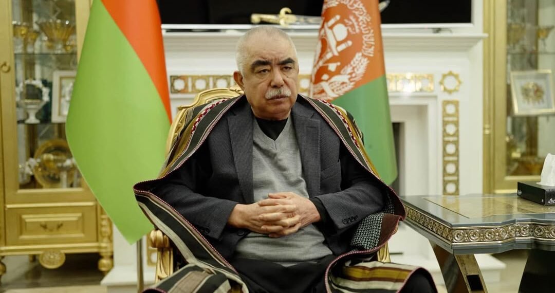 طالبان حاکمیتی بېشینچی ییللیگی؛ مارشال دوستم اۉزگریش کېلیشی ضرورلیگینی تاکیدلدی