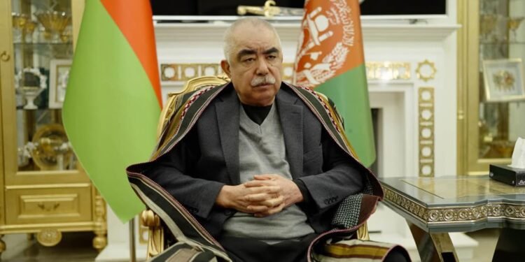 طالبان حاکمیتی بېشینچی ییللیگی؛ مارشال دوستم اۉزگریش کېلیشی ضرورلیگینی تاکیدلدی
