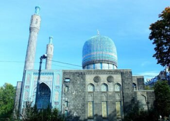 سن‌پترزبورگ مسجدی-روسیه یوره‌گیده‌گی اسلام معمارچیلگی دردانه‌سی