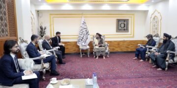 عبدالغنی برادر تورکیه اېلچیسی بیلن افغانستانلیک مهاجرلر احوالی خصوصیده صحبتلشدی