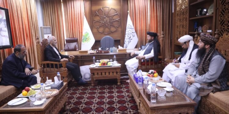 طالبان اېکینچیلیک وزیری ایراننینگ کابلدهگی اېلچیسی بیلن اوچرهشدی