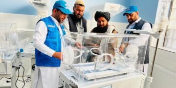 بیرلشگن ملتلر تشکیلاتی بادغیس ولایتی غورماچ اولسواللیگیگه طبی یاردم یېتکزدی