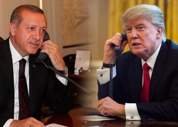 رجب طیب اردوغان امریکا جمهور باشلیغی بیلن تلیفونی صحبت قیلدی