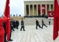 تورکیه جمهوریتی تشکیل تاپگنی‌۱۰۳-ییل‌لیگی؛ اردوغان آتاتورک خاطره‌سی‌گه حرمت کۉرستدی