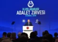 اردوغان: عدالت، دولت قوریله‌دیگن اساس دیر